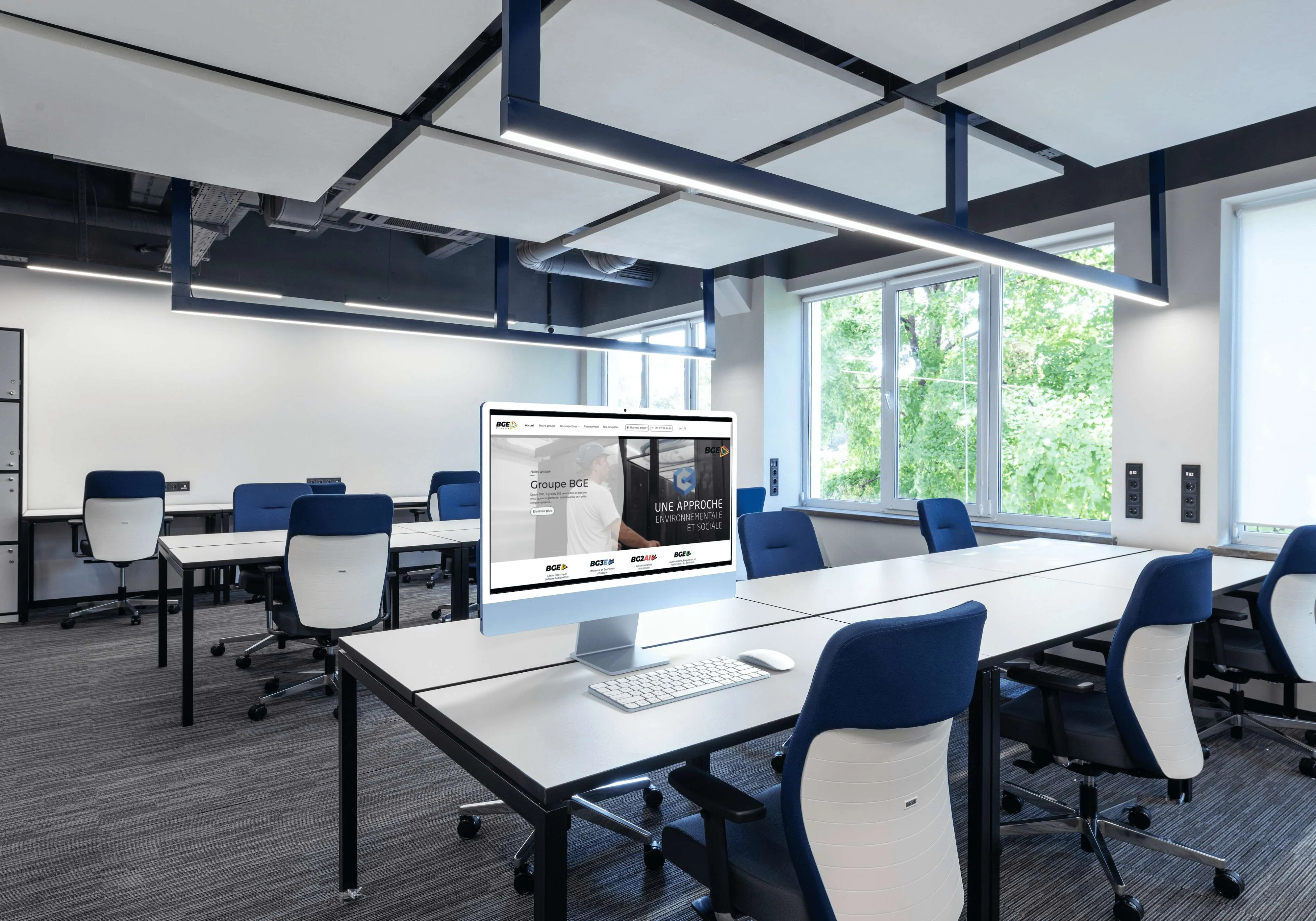 Capture d'écran du projet Groupe-BGE