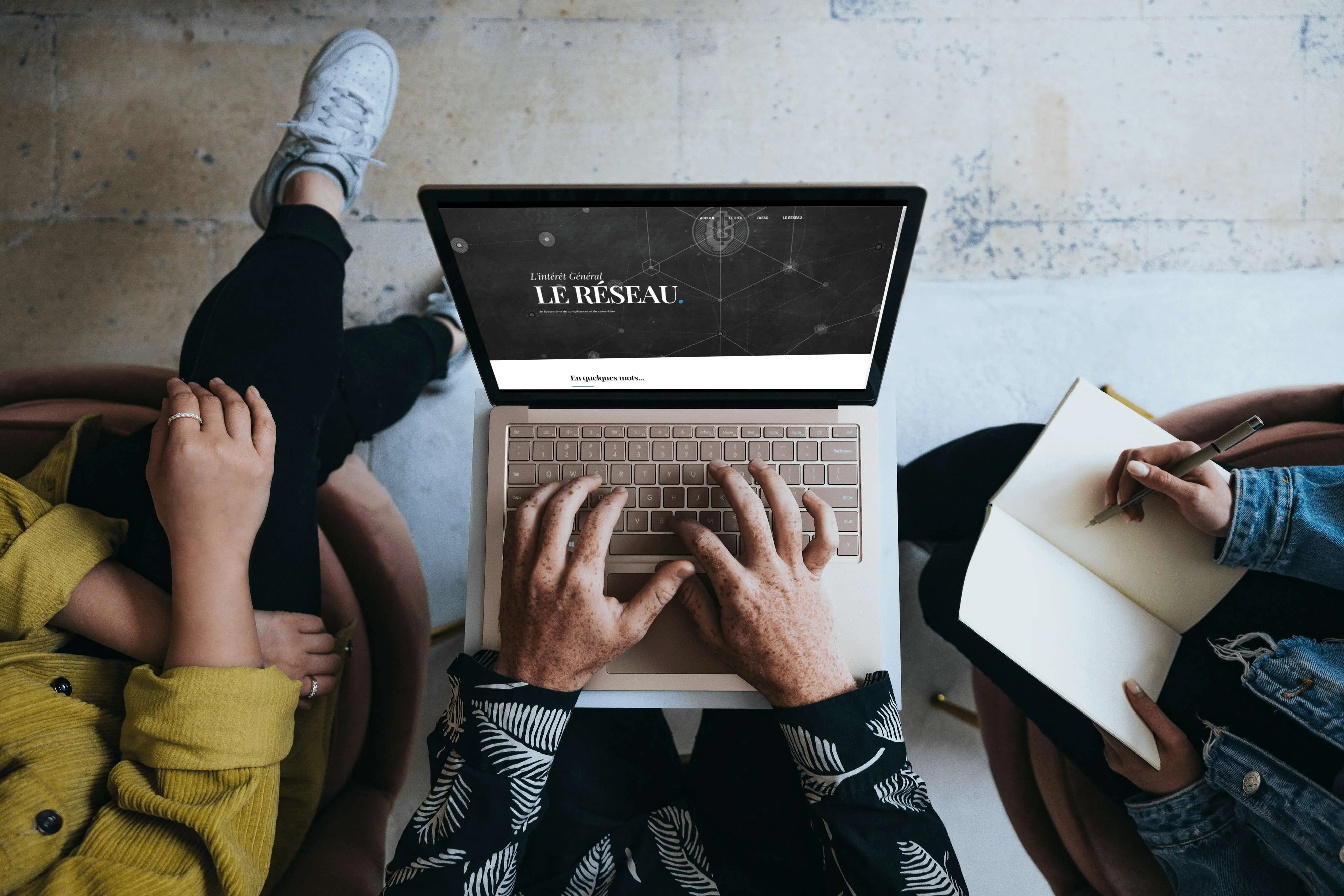 Capture d'écran du projet L'intérêt Général