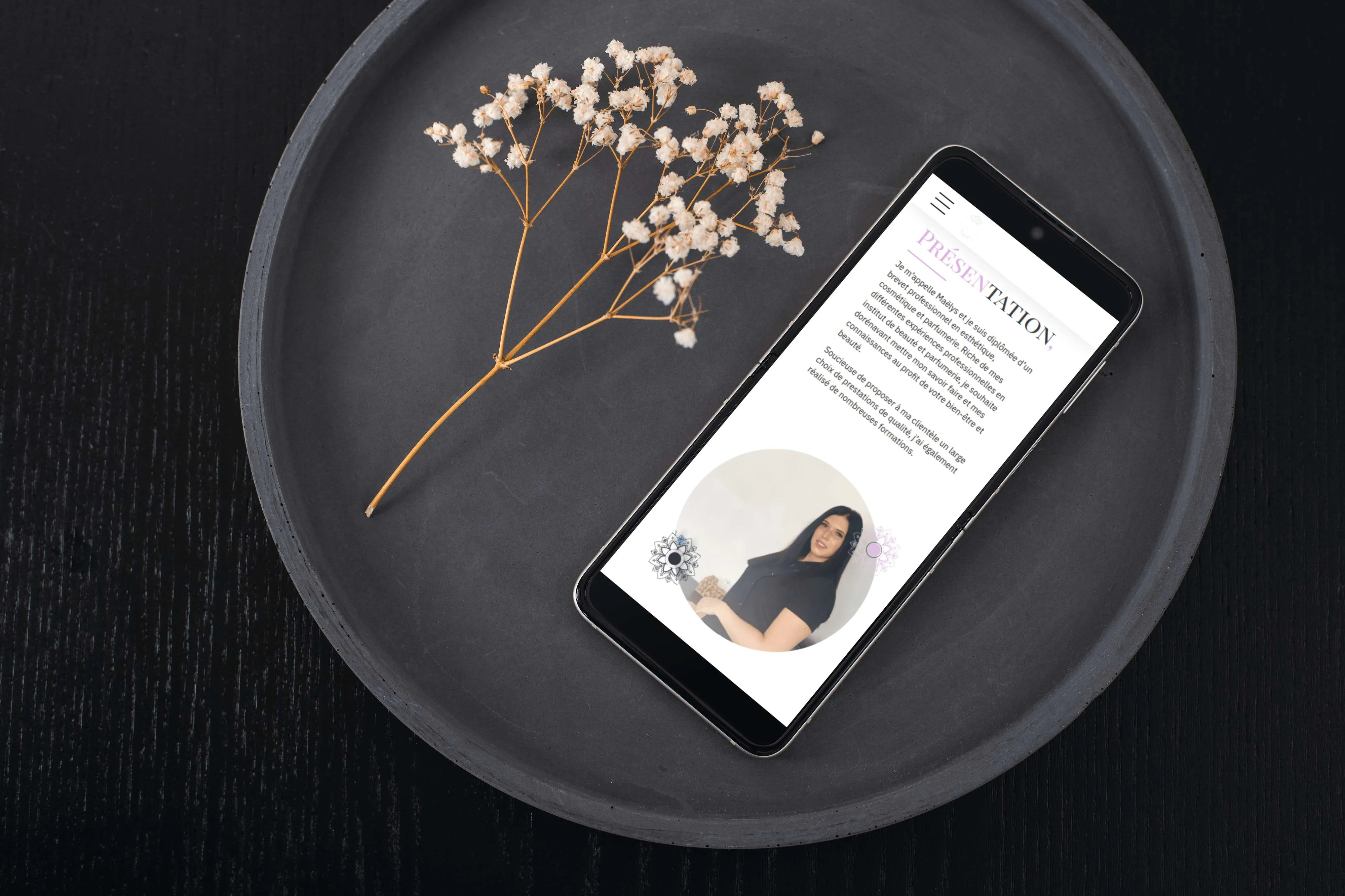 Capture d'écran du projet Maelyssime